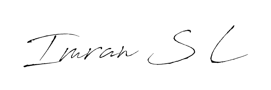 How to Draw Imran S L signature style? Antro_Vectra is a latest design signature styles for name Imran S L. Imran S L signature style 6 images and pictures png